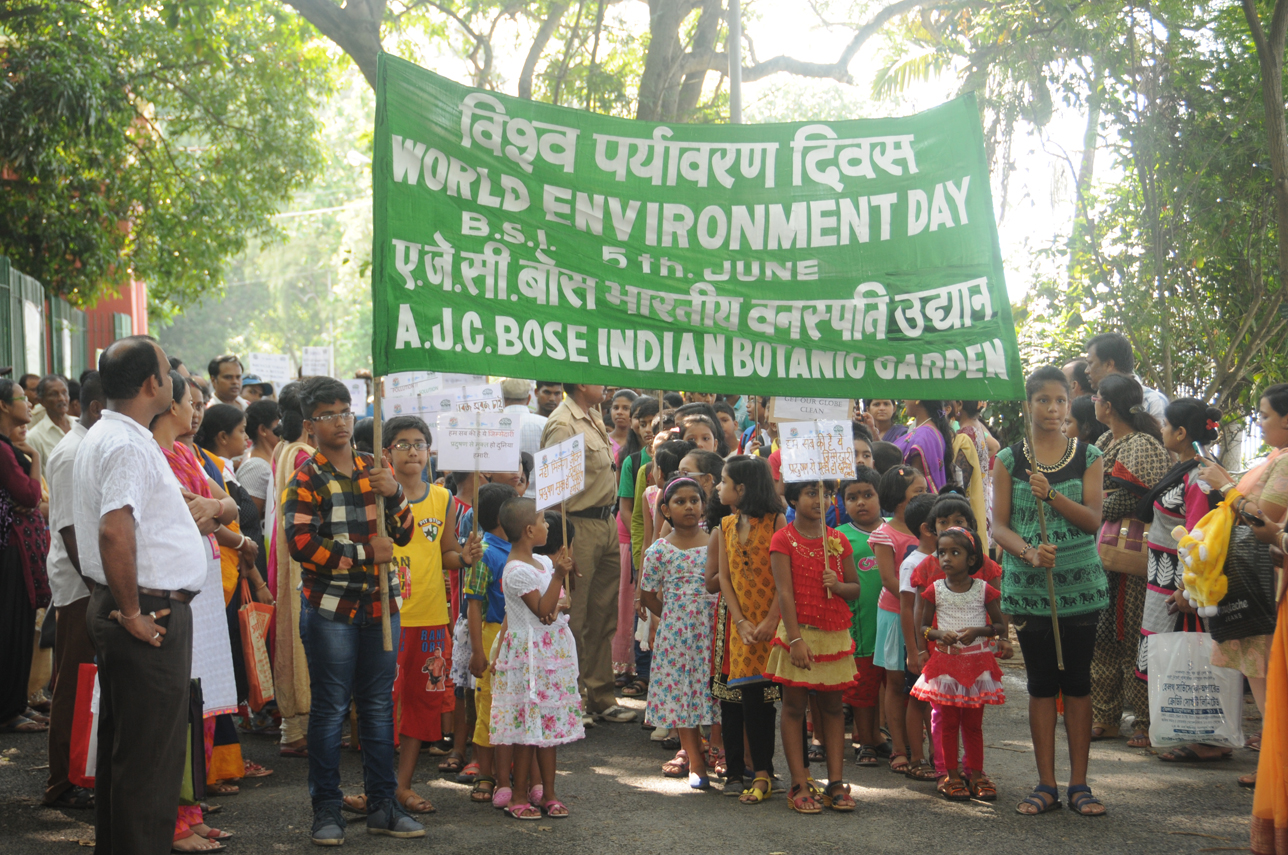 Mass rally by the students